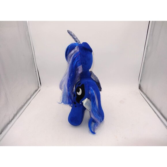My Little Pony Princess Luna Plush Build-A-Bear Workshop Blue Glitter Wings & Ho - Picture 3 of 8